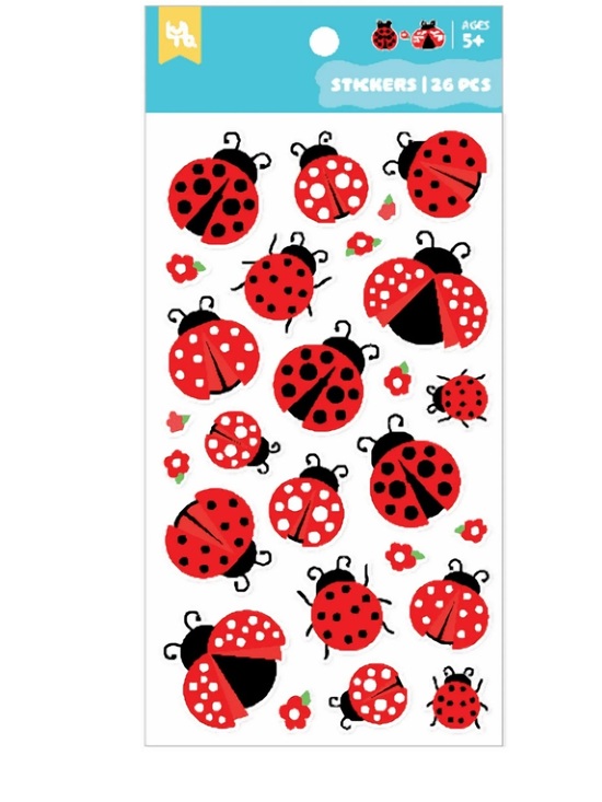 Accessories - Ladybug Sticker Sheet